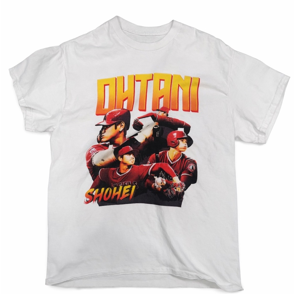 Shohei Ohtani Graphic T Shirt White Size Small